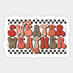 Sweater Weather Sticker